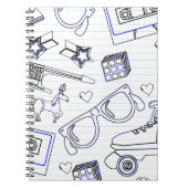 最もおもしろい80年代ドードルタイムアートエピック ノートブック (正面)