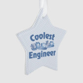 最もかっこいいエンジニアの氷 オーナメント (正面)