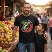 最もかっこいいパパ メキシコの誇り Tシャツ