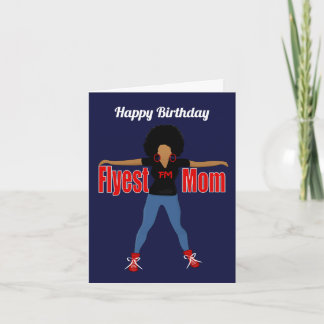 最もかっこいいママ アフリカ系アメリカ人生誕祭カード カード