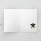 最もかっこいい海賊の誕生日カード カード (内部)