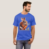 最もかわいいふわふわ動物の家族 Tシャツ (正面フル)