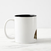 最もかわいいケアーン・テリア! トトよりかわいい! ツートーンマグカップ (左)