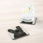 最もかわいいフレンチ・ブルドッグの子犬 コースター (右側)