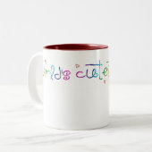 最もかわいい姉妹のマグ ツートーンマグカップ (正面左)