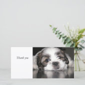 最もかわいい子犬、ありがとう サンキューカード (スタンド正面)