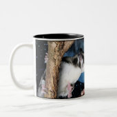 最もかわいい砂糖のグライダー- moonbeams ツートーンマグカップ (左)