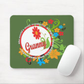 最もすばらしい単に信じられないく素晴らしいおばあさん マウスパッド (マウス)