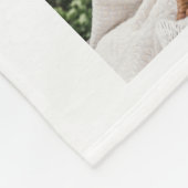 最もつらい別れ |ペット記念11枚の写真コラージュ フリースブランケット (角)