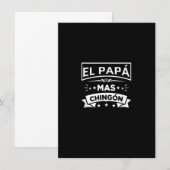 最もイカしたパパ 面白いスペイン語 メキシカンファーザーズ 招待状 (正面/裏面)