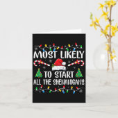 最もイタズラを始める可能性が高い 面白いファミリー カード (黄色い花)