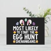 最もイースターエッグハントの騒ぎを始める可能性が高い 招待状 (スタンド正面)