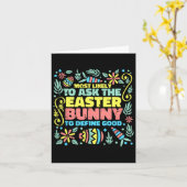 最もイースター頼バニー卵おもしろい狩り カード (黄色い花)