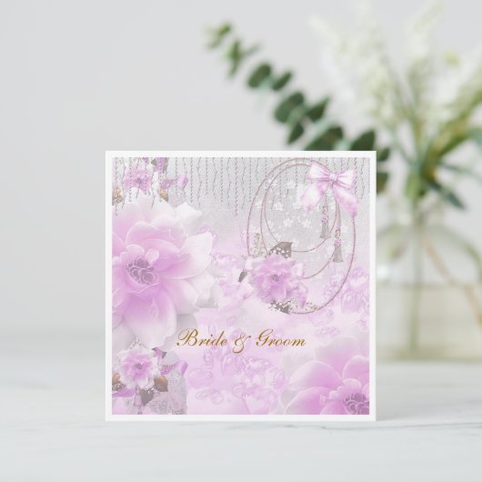 最もエレガ人気があるントウェディング招待状 招待状 (スタンド正面)