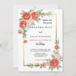 最もカラフルの多い結婚式招待状 招待状