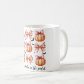 最もキュートなカボチャ コーヒーマグカップ (正面右)