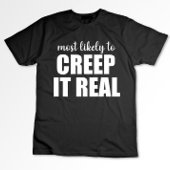 最もクリープっぽい ハロウィンのユーモア Tシャツ