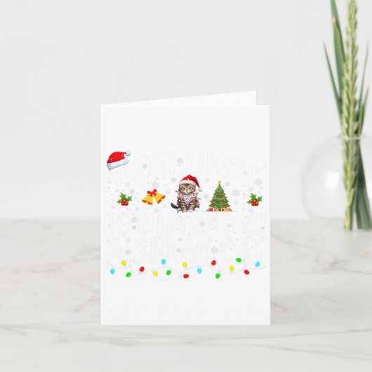 最もクロスヘアに似合う野良猫を家に連れて帰りそう カード (正面)