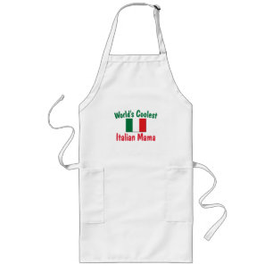 最もクールでイタリアンなママ ロングエプロン