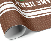 最もクールでパーソナライズなフットボールの包装紙ロール ラッピングペーパー (ロールコーナー)