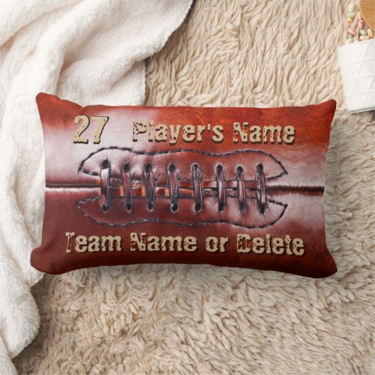 最もクールで古い一見のパーソナライズなフットボール・チームのギフト ランバークッション (ブランケット)