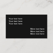 最もクールで車のなテーマ 名刺 (裏面)