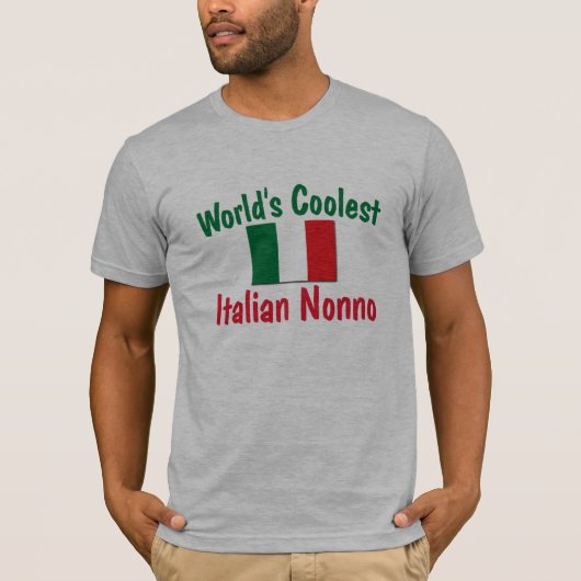 最もクールなイタリア語Nonno Tシャツ (正面)