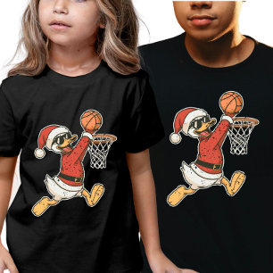 最もクールなクリスマスのスポーツアヒルのダンク トライブレンドＴシャツ
