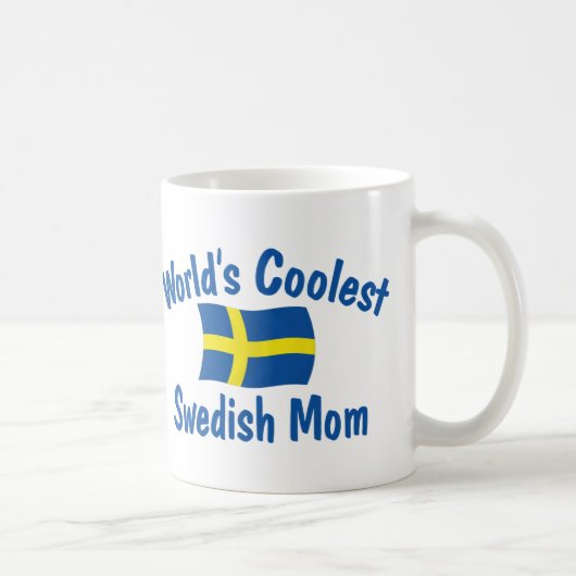 最もクールなスウェーデンのお母さん コーヒーマグカップ (右)