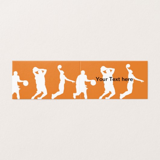 最もクールなバスケットボールの名刺 名刺 (外部フラット)