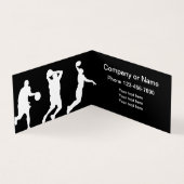 最もクールなバスケットボールの名刺 名刺 (内部)