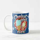 最もクールなパパ! コーヒーマグカップ (左)