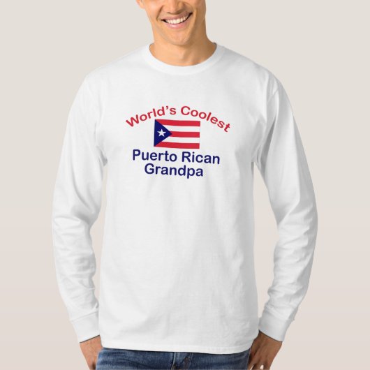 最もクールなプエルトリコの祖父 Tシャツ (正面)