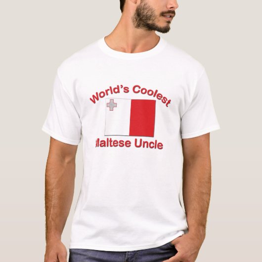 最もクールなマルタの叔父さん Tシャツ (正面)