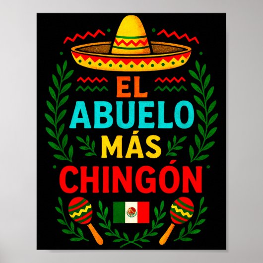 最もクールなメキシコ人のおじいちゃん - El Abuelo Más Chingón ポスター (正面)