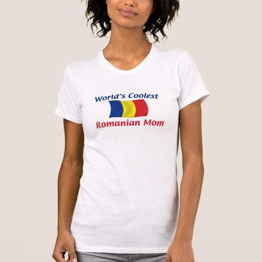 最もクールなルーマニアのお母さん Tシャツ (正面)