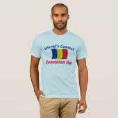 最もクールなルーマニアのパパ Tシャツ (正面フル)