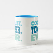 最もクールな先生のマグ ツートーンマグカップ (中央)
