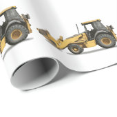 最もクールな建築の掘削機の坑夫 ラッピングペーパー (ロールコーナー)