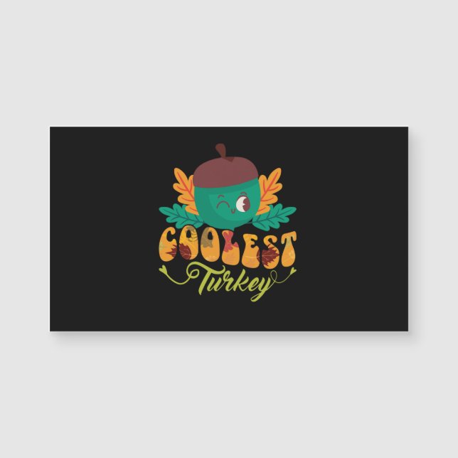 最もクールな感謝祭の日の秋の七面鳥 (正面)