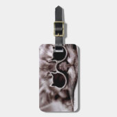 最もクールな猫の生きた荷物のラベル ラゲッジタグ (正面縦)