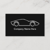 最もクールな自動車テーマ 名刺 (正面)