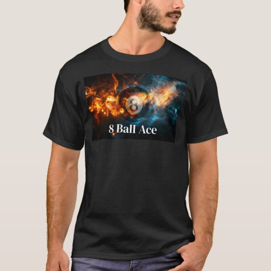 最もクールな8ボールビリヤード大会 Men's  Tシャツ (正面)