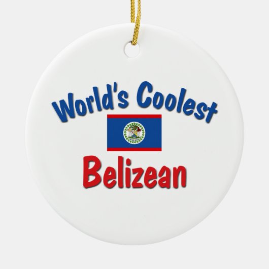 最もクールなBelizean セラミックオーナメント (正面)