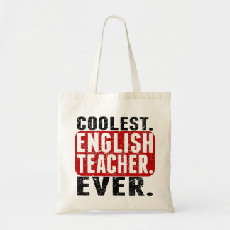 最もクール。 英語の先生。 トートバッグ