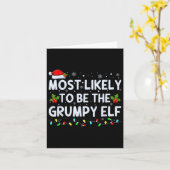 最もグリュンピーなエルフファミリークルーになりそうなクリス カード (黄色い花)