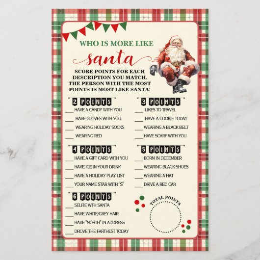 最もゲームカードのようなクリスマスを祈る チラシ (正面)