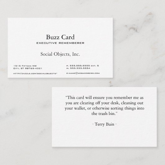 最もシンプルなセリフのアメリカ人のGaramondのゴシック様式テンプレート 名刺 (正面/裏面)