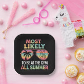 最もジムにいる夏の先生 ペーパープレート (パーティー)