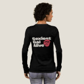 最もセクシーな女性 トライブレンドTシャツ (背面全体)